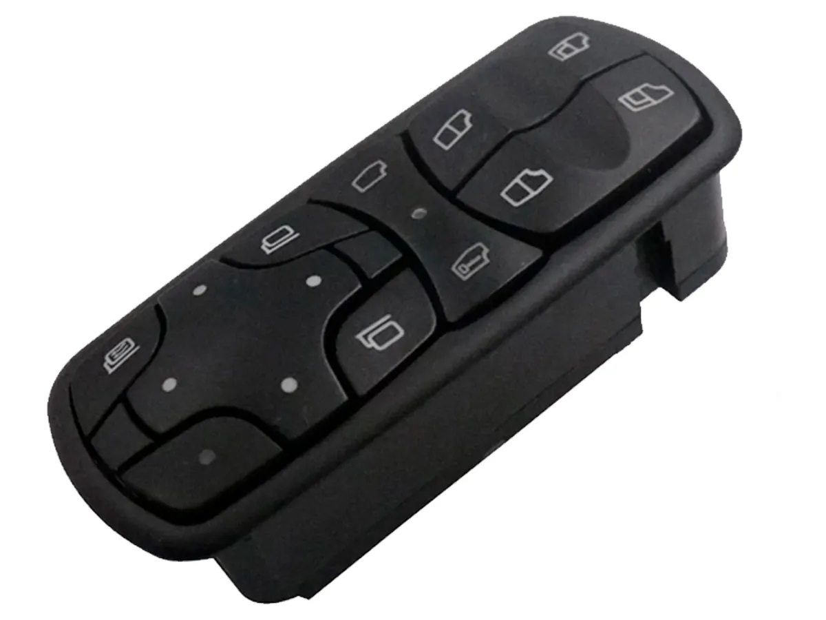 Botao Vidro Eletrico Caminhao Mercedes-Benz Actros Lado Esquerdo (Completo) - 9438200097